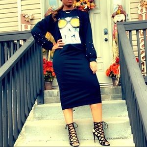 She’s A Vibe Sweatshirt Dress